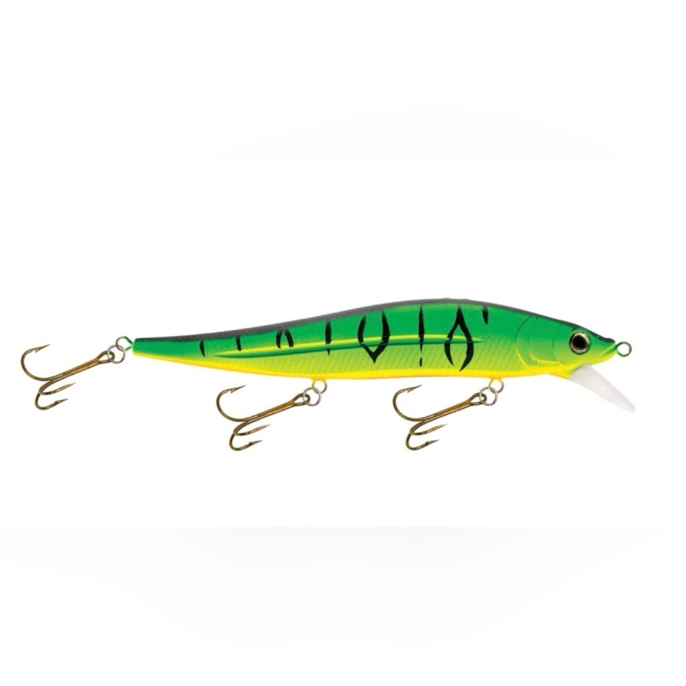 Livingston Lures Preditor Series JerkMaster 254, 10”Matte Tiger, Perch Sound